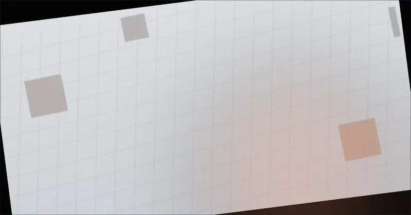 Illustration of a carefully laid out game level with paths and challenges