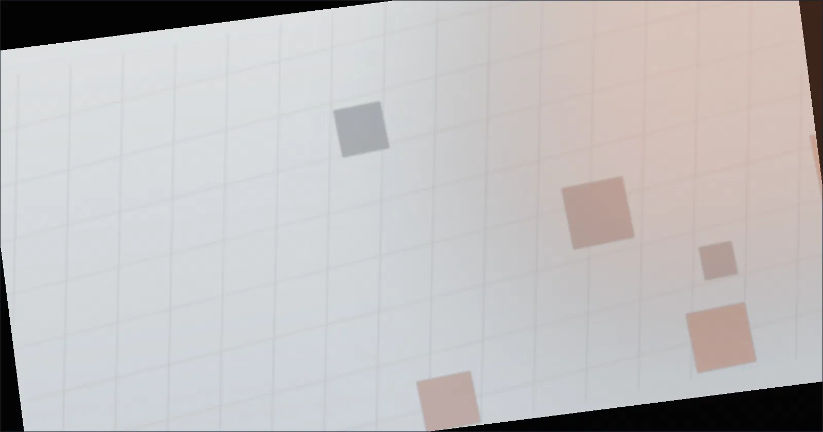 A player-designed bridge spanning a gap, its beams color-coded by stress under a vehicle